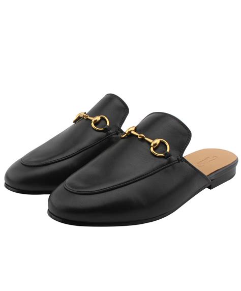 fake gucci slippers womens|Gucci princetown leather slippers women.